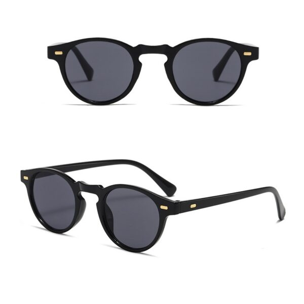 YJ001 Retro Classic Sunglasses Round Fishionable Eyewear - Image 2