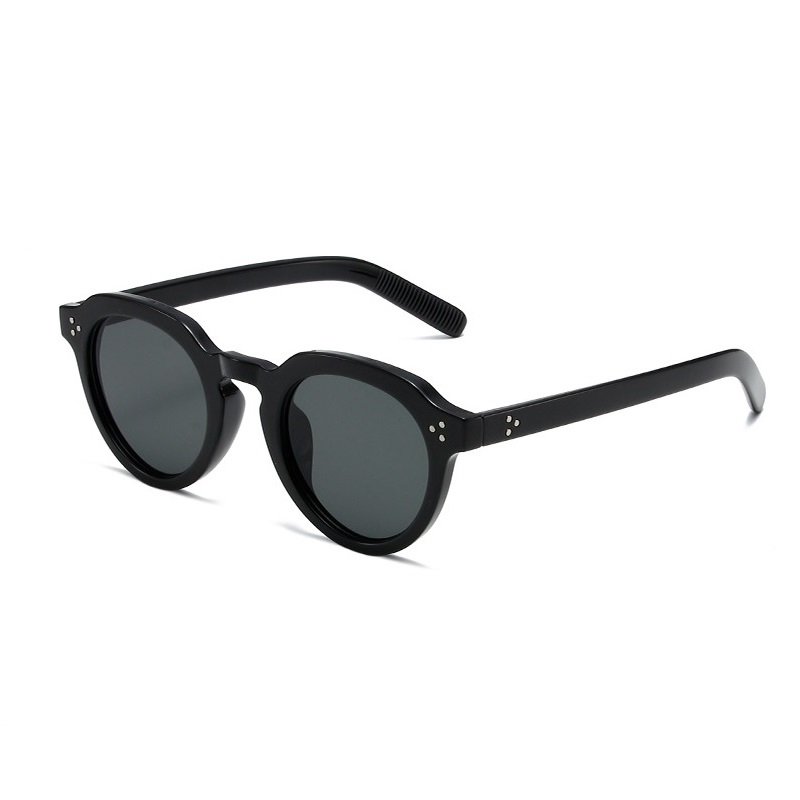 YJ059 Sunglasses Classic Thick Round Frame Fashionable