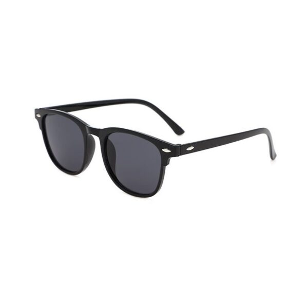 YJ008 Oval Frame Sunglasses New Marine Sheet Statement - 图片 3