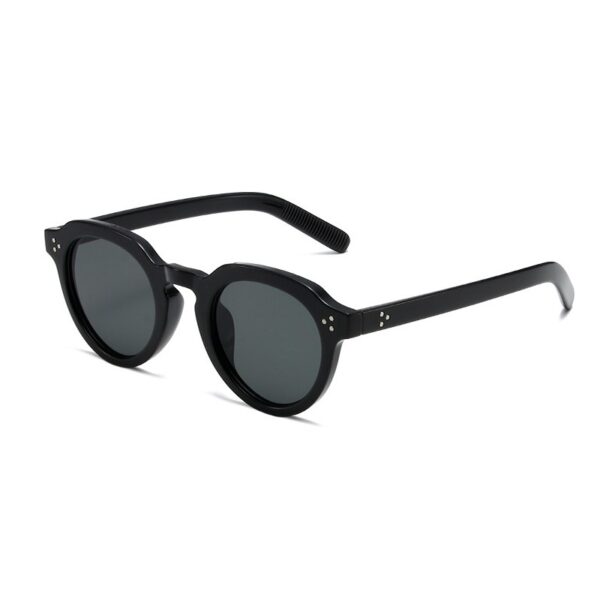 YJ059 Sunglasses Classic Thick Round Frame Fashionable - 图片 3