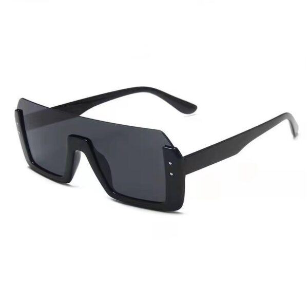 YJ072 Sunglasses Integrated Lens Large Half Frame Unisex - 图片 3