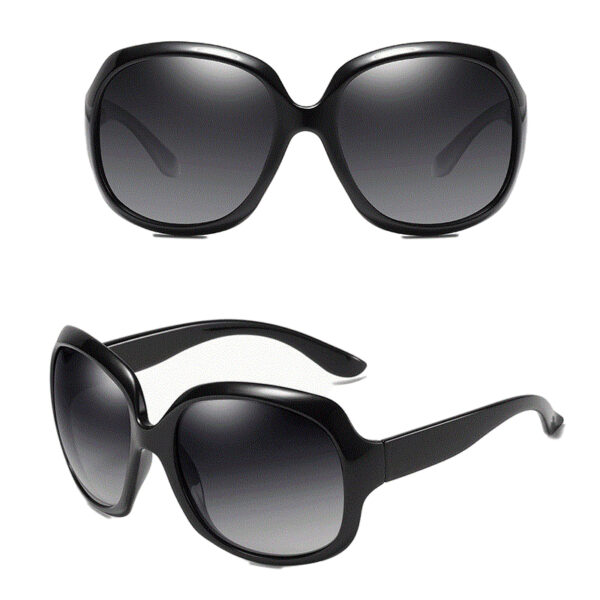 YJ056 Sunglasses Fashionable Trendy Large Round Frame - 图片 4