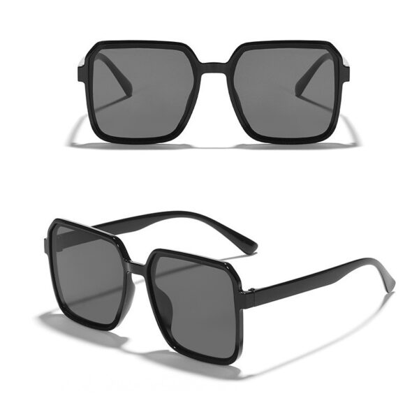YJ065 Sunglasses Fashionable Large Simple Frame Unisex - 图片 4