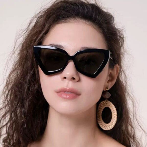 YJ025 Sunglasses Fashionable Butterfly Shaped Frame - Image 3