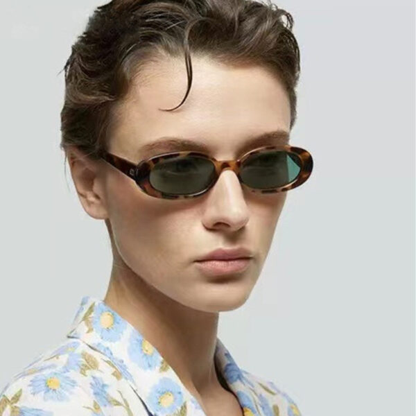 YJ039 Sunglasses Fashionable Small Frame UV400 - 图片 2