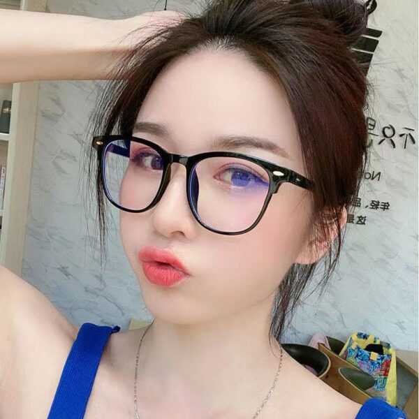 YJ008 Oval Frame Sunglasses New Marine Sheet Statement - Image 3