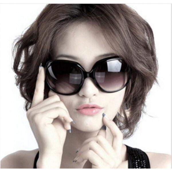 YJ056 Sunglasses Fashionable Trendy Large Round Frame - 图片 2