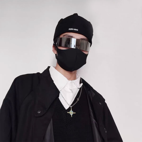 YJ068 Sunglasses Hot Sale Cyberpunk Future Technology Sense - 图片 2