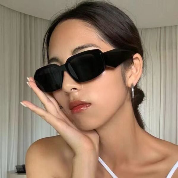 YJ070 Sunglasses Popular Personality Irregular Leg Unisex - 图片 2