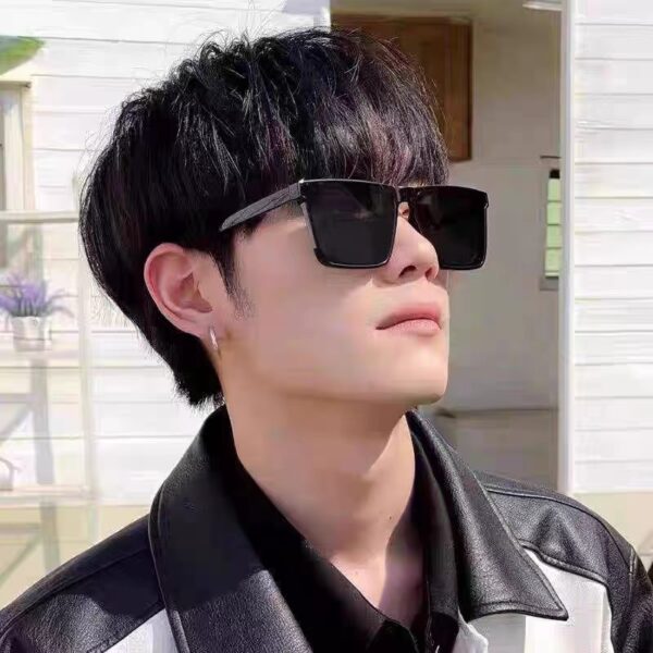 YJ016 New fashionable square sunglasses for men's driving - Image 3