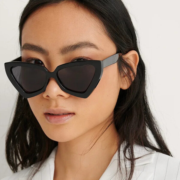 YJ025 Sunglasses Fashionable Butterfly Shaped Frame - Image 4