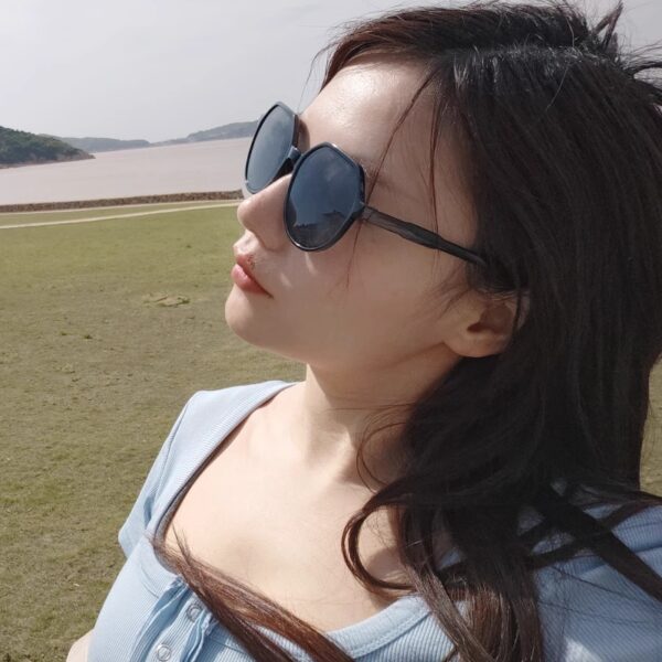 YJ027 Sunglasses Fashionable Retro Small Frame - Image 4