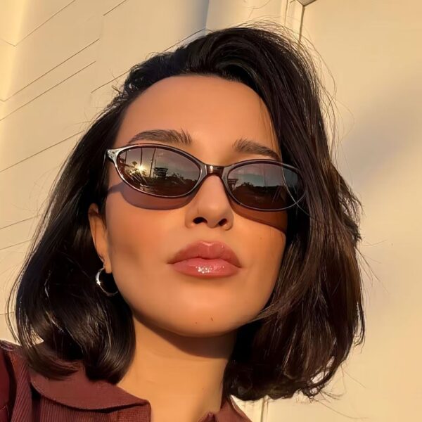 YJ037 Sunglasses Fashionable Retro Small Frame