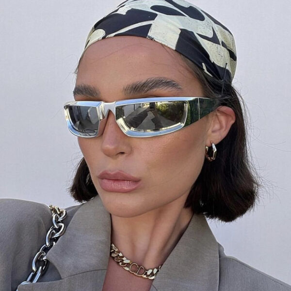 YJ069 Sunglasses Popular Future Technology Punk Sense - 图片 2
