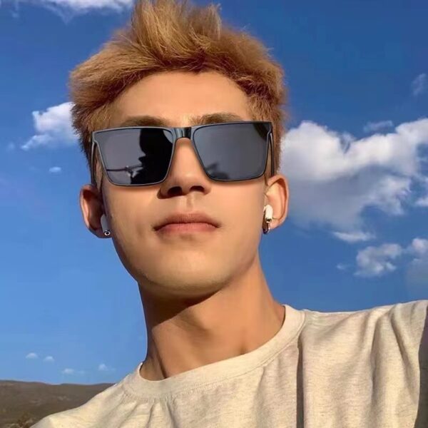 YJ016 New fashionable square sunglasses for men's driving - Image 4