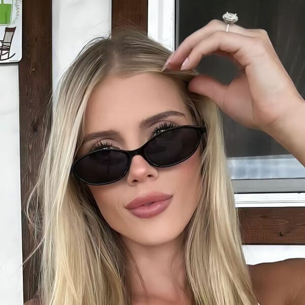 YJ037 Sunglasses Fashionable Retro Small Frame - 图片 2