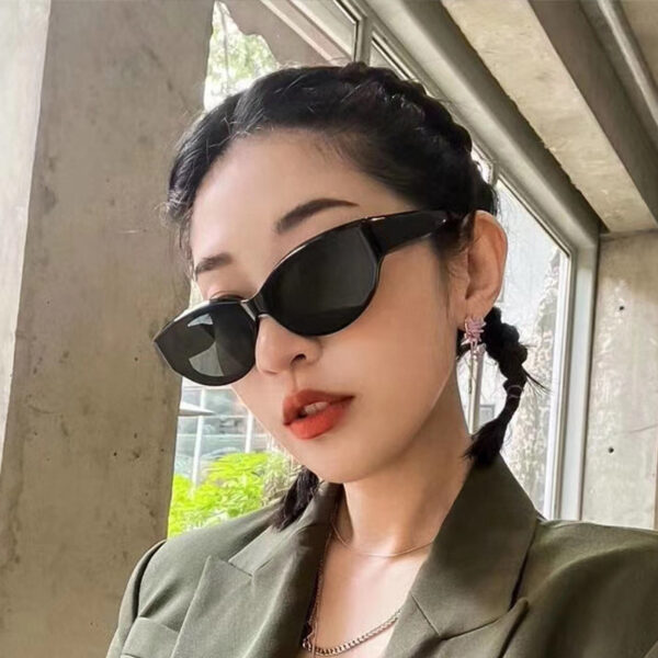 YJ024 Sunglasses Cat-eye Frame Fashionable Leg Style - Image 4