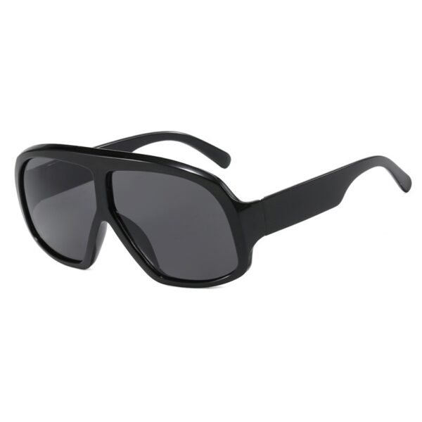 YJ083 Sunglasses Large Frame Integrated Lens Hip-hop Style - 图片 3