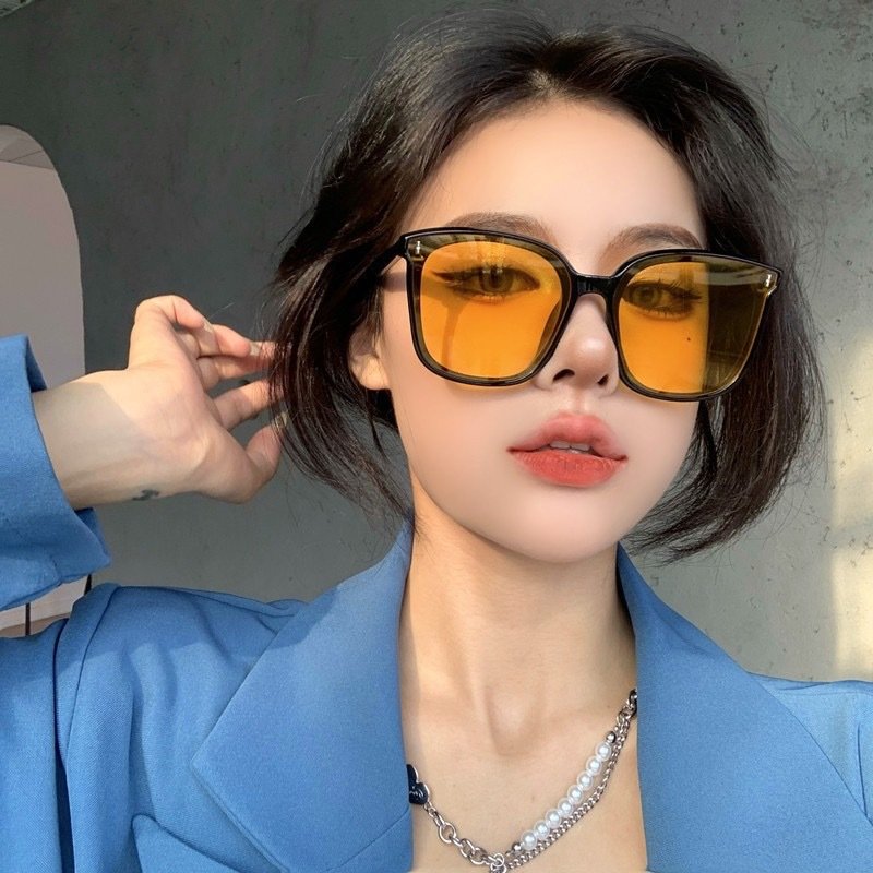 YJ126 Sunglasses Fashionable Larger Square Frame - 图片 3